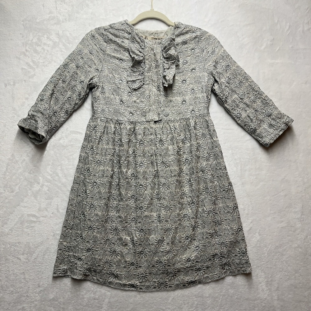 Pete & Greta Johnny Was Ruffle Dress Women's S Silk Baby Doll Coquette‎ Cottage